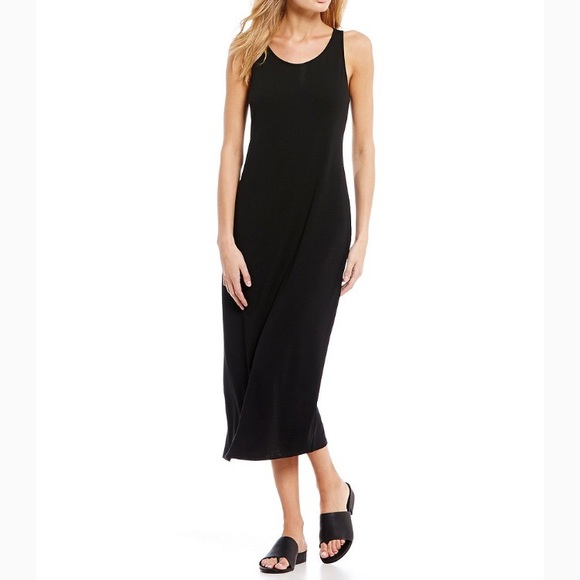 Eileen fisher system viscose jersey tank dress Clearance